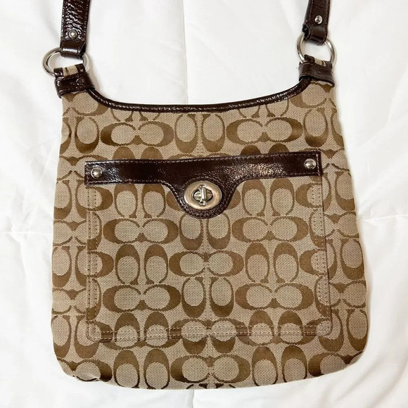 Coach Penelope Signature Crossbody Purse - Picture 1 of 9